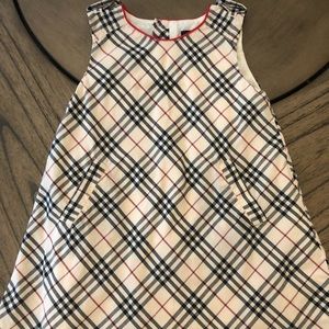 Baby girls Burberry Dress size 9 months